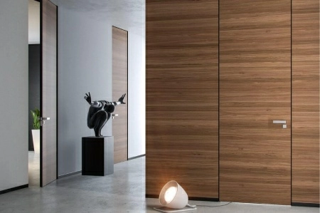 Скрытая дверь МДФ Egger со скрытым коробом без наличников