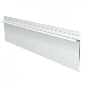 Алюминиевый профиль скрытого плинтуса без полки не анодированный