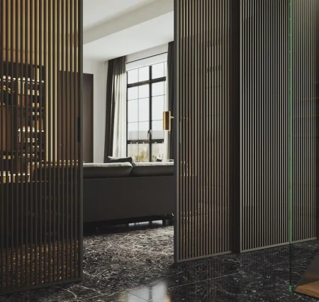 Реечная перегородка