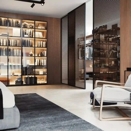 Реечная перегородка