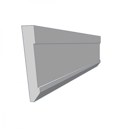 Вставки в скрытый плинтус из МДФ 80 мм