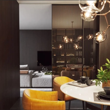 Реечная перегородка