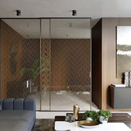 Стеклянная перегородка