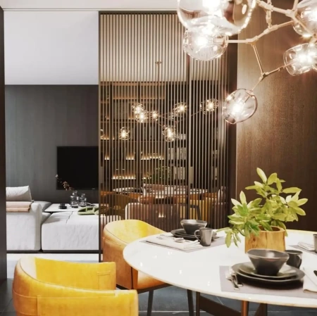 Реечная перегородка