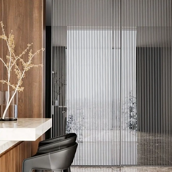 Реечная перегородка