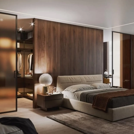 Стеклянная перегородка