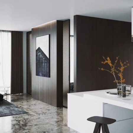 Реечная перегородка