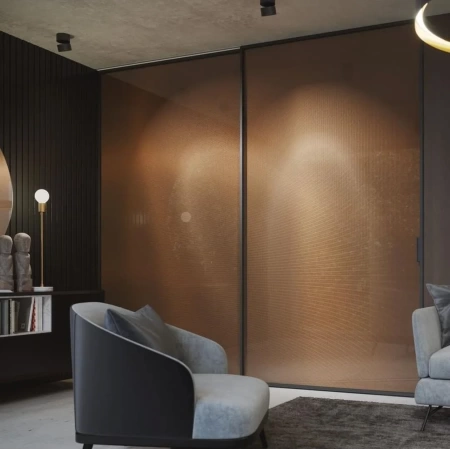 Стеклянная перегородка