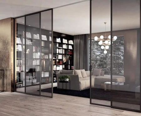 Стеклянная перегородка